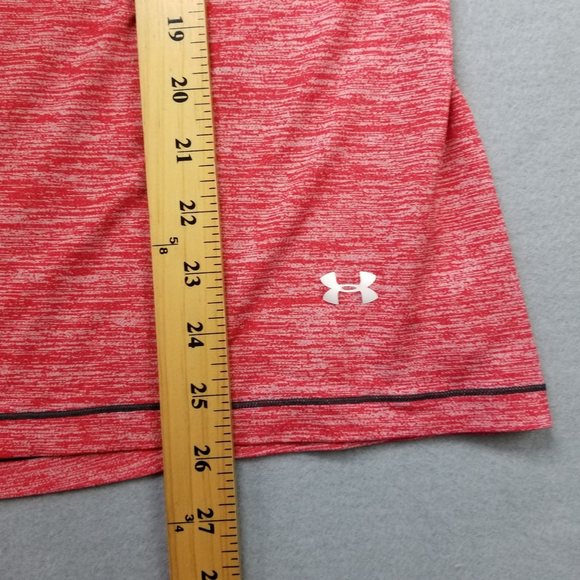 Texas Tech Under Armour 1/4 Zip Shirt Womens XL Red Semi Fitted Long Sleeve Tech - Picture 6 of 9